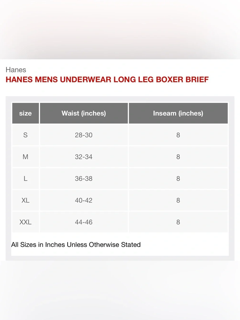 Hanes Premium Men's Stretch Long Leg Boxer Briefs 5-Pack Multi Color Size S NWT